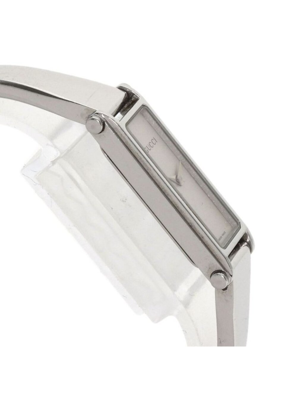 Gucci Square Face Bangle Watch SS - Picture 6 of 15
